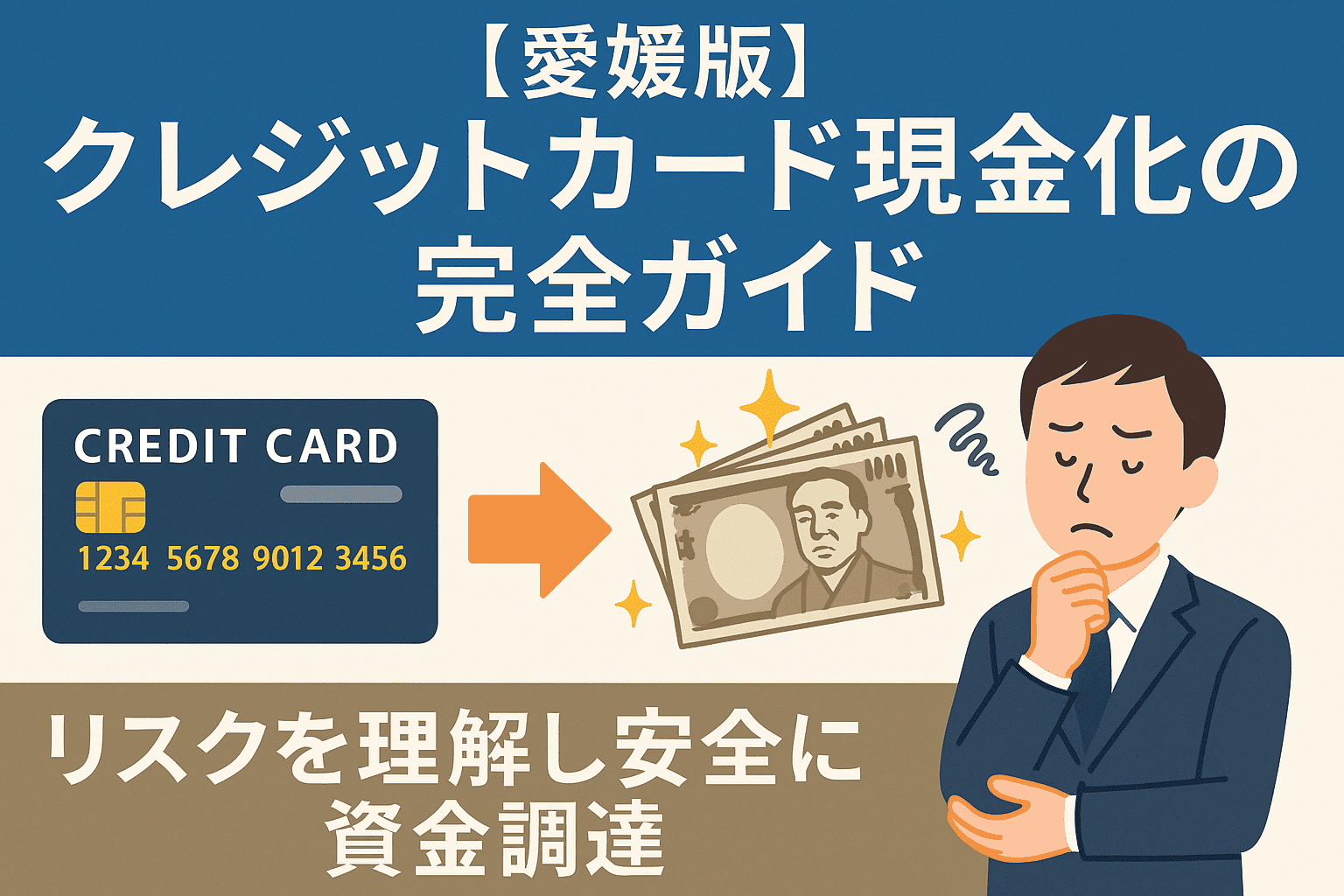 【愛媛版】クレジットカード現金化の完全ガイド｜リスクを理解し安全に資金調達