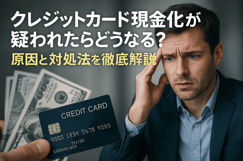 クレジットカード現金化が疑われたらどうなる？原因と対処法を徹底解説